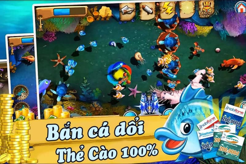 Bắn cá đổi thưởng bằng thẻ cào là game gì?