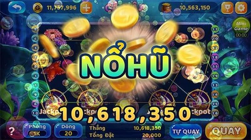 Nên hạn chế tính năng tự động quay trong nổ hũ